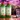 ph for plants – Bionova pH- and pH+ bottles next to a pH meter and measuring jug in a grow tent with purple LED light